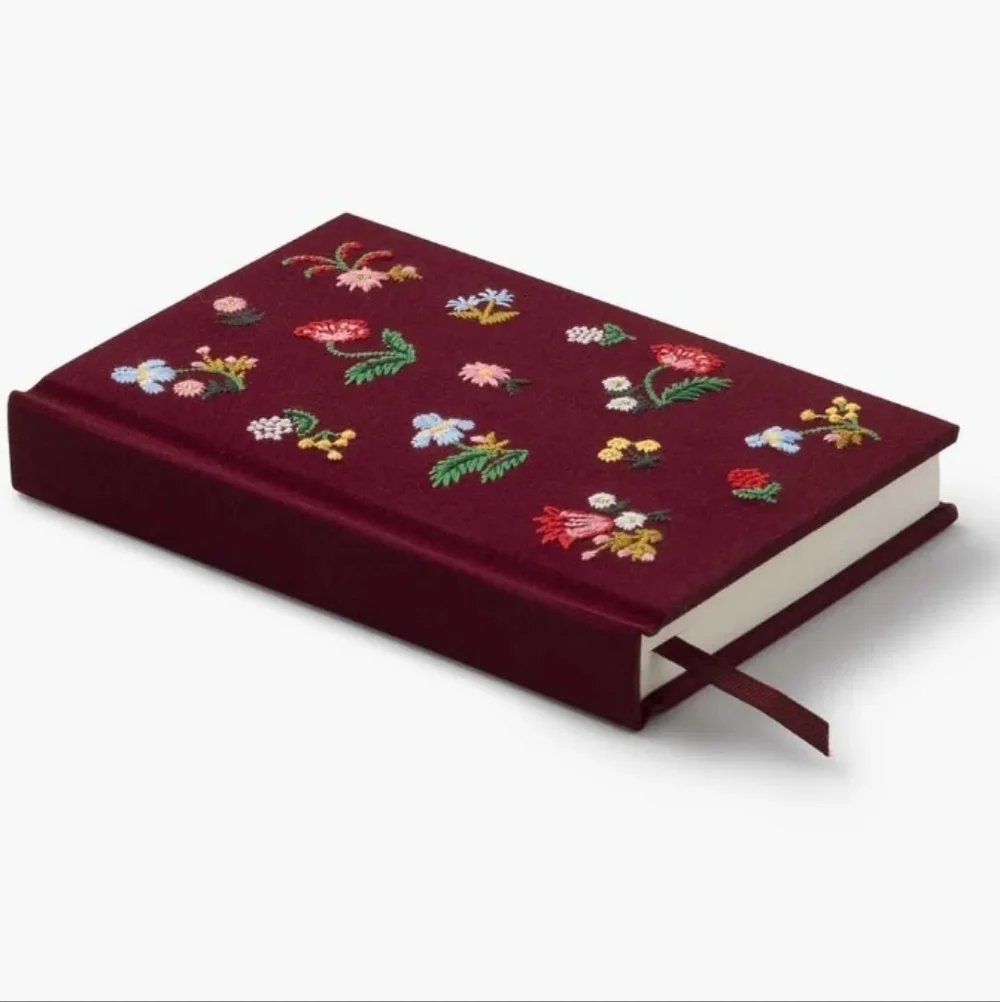 ❤️BUY 2 GET 1 FREE DEAL Mini Embroidered Floral Journal, Retail $26.00 USD